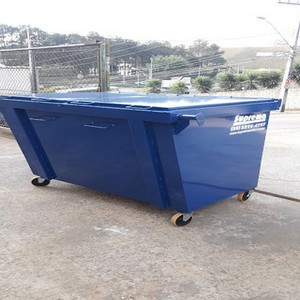 Container de lixo 1000 litros aço