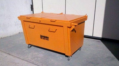 Lixeira industrial tipo container